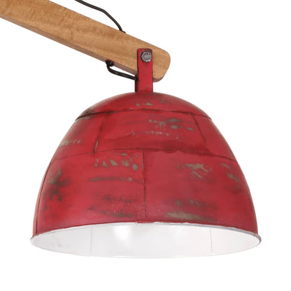 vidaXL Plafonnier 25 W rouge délavé 29x18x85 cm E27