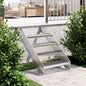 vidaXL Escalier en caillebotis 60x24x7 cm acier galvanisé