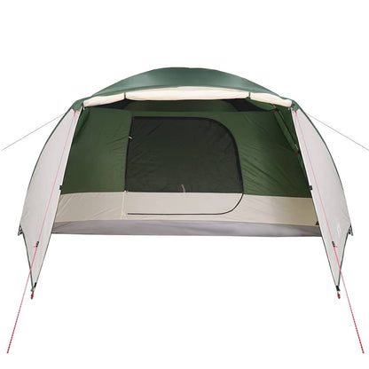 vidaXL Tente familiale avec porche 6 personnes vert imperméable