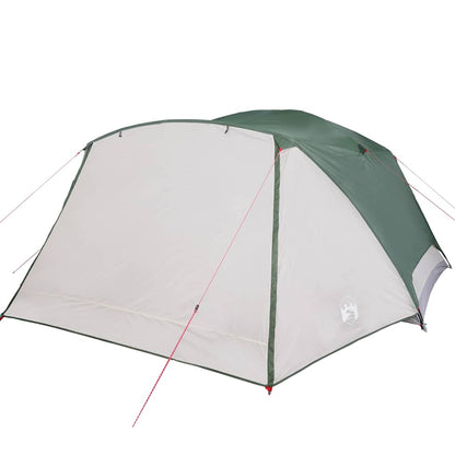 vidaXL Tente familiale avec porche 6 personnes vert imperméable