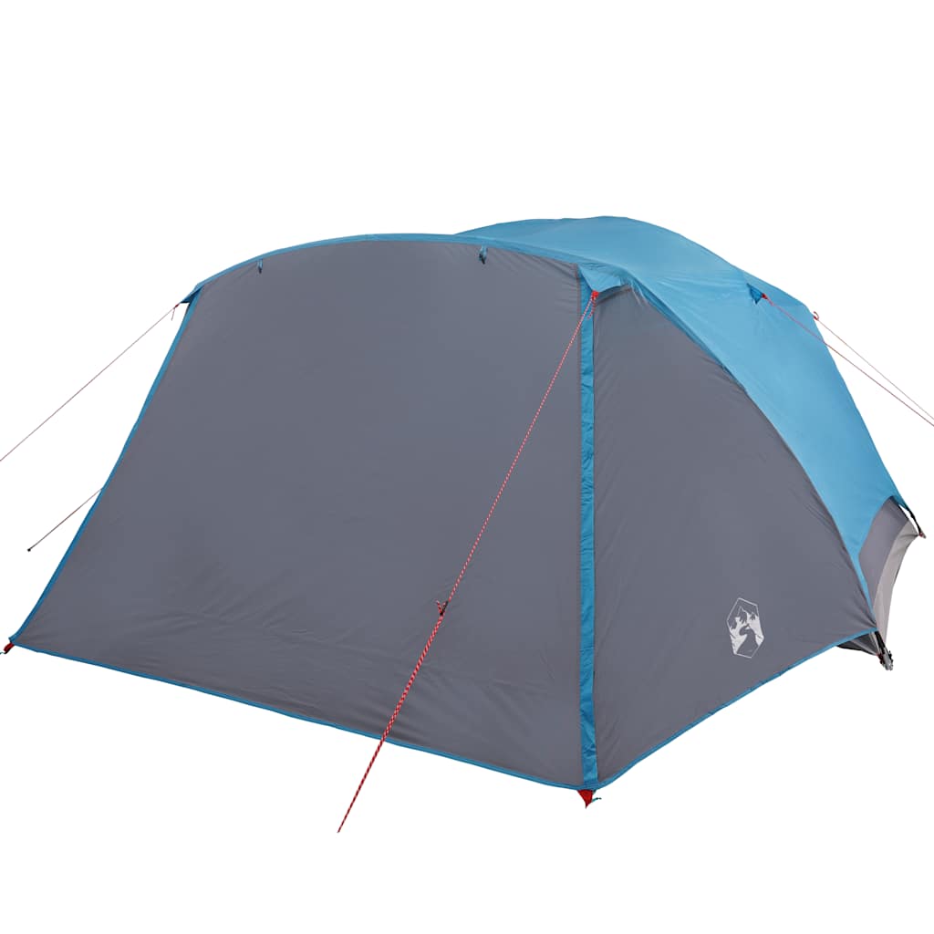 vidaXL Tente familiale avec porche 6 personnes bleu imperméable