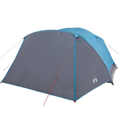 vidaXL Tente familiale avec porche 6 personnes bleu imperméable