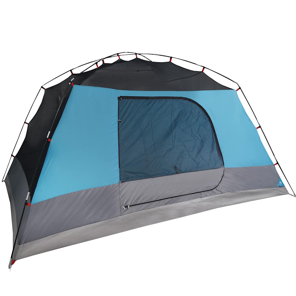 vidaXL Tente familiale avec porche 6 personnes bleu imperméable