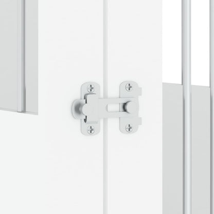 vidaXL Meuble de cage pour chiens blanc 45x62x59 cm bois d'ingénierie