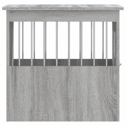 vidaXL Meuble de cage pour chiens sonoma gris 45x62x59 cm