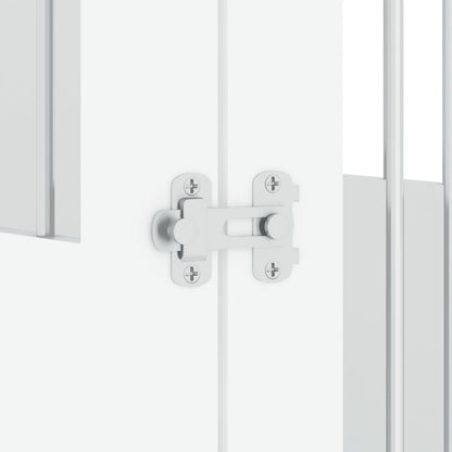 vidaXL Meuble de cage pour chiens blanc 55x75x65 cm bois d'ingénierie
