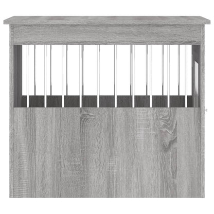 vidaXL Meuble de cage pour chiens sonoma gris 55x75x65 cm