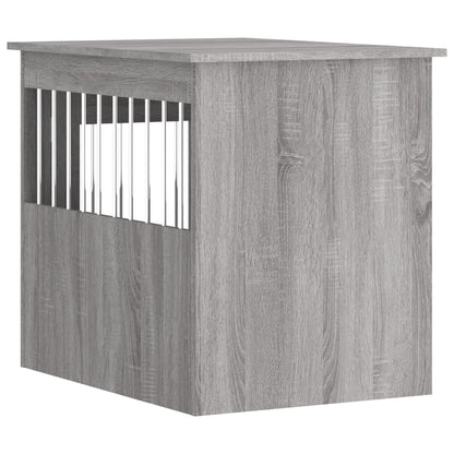 vidaXL Meuble de cage pour chiens sonoma gris 55x75x65 cm