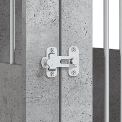 vidaXL Meuble de cage pour chiens gris béton 64,5x80x71 cm