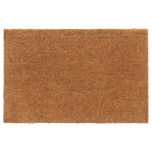 vidaXL Tapis de porte naturel 65x100 cm fibre de coco touffeté