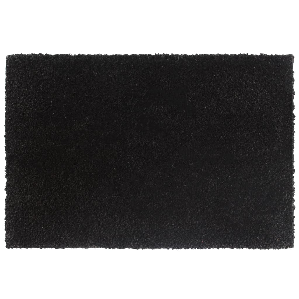 vidaXL Tapis de porte 5 pcs noir 40x60 cm fibre de coco touffeté