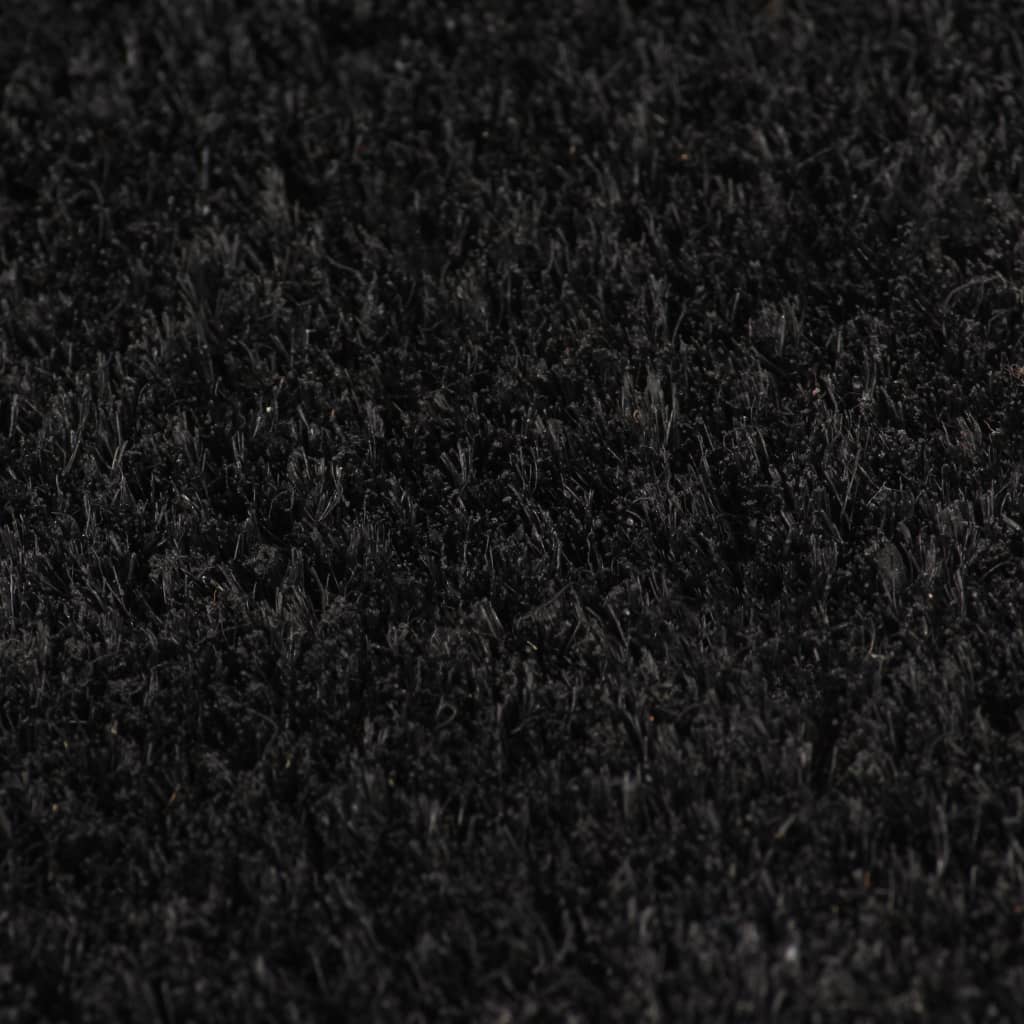 vidaXL Tapis de porte 5 pcs noir 40x60 cm fibre de coco touffeté