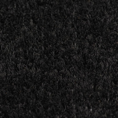 vidaXL Tapis de porte 5 pcs noir 40x60 cm fibre de coco touffeté