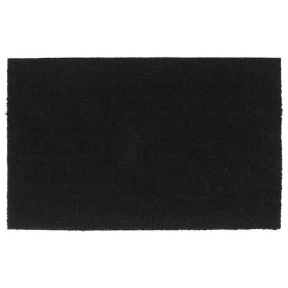 vidaXL Tapis de porte noir 50x80 cm fibre de coco touffeté