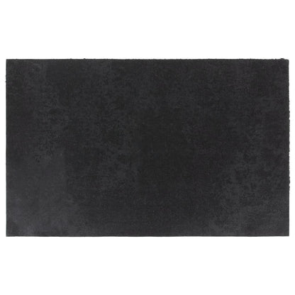 vidaXL Tapis de porte noir 50x80 cm fibre de coco touffeté