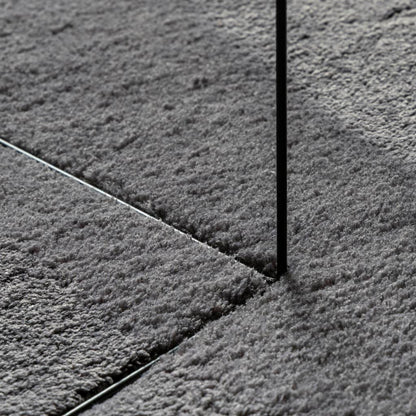 vidaXL Tapis HUARTE à poils courts doux et lavable anthracite 80x200cm