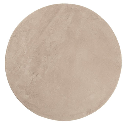 vidaXL Tapis HUARTE à poils courts doux et lavable sable Ø 200 cm