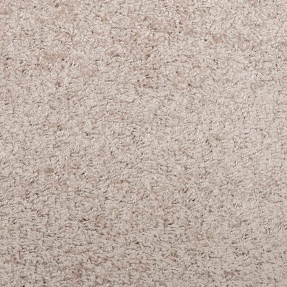 vidaXL Tapis shaggy PAMPLONA poils longs moderne beige Ø 280 cm