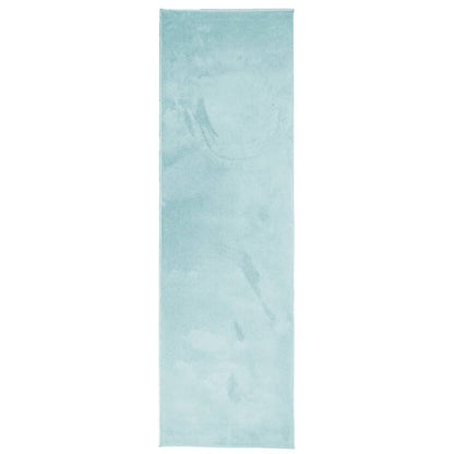 vidaXL Tapis OVIEDO à poils courts vert 80x250 cm