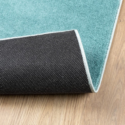 vidaXL Tapis OVIEDO à poils courts vert 80x250 cm