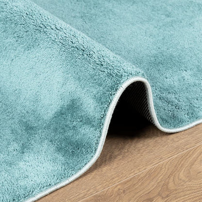 vidaXL Tapis OVIEDO à poils courts vert 80x250 cm