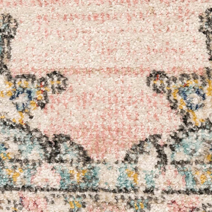 vidaXL Tapis ARBIZU intérieur extérieur design vintage Ø 200 cm