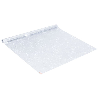 vidaXL Films pour fenêtre 2 pcs dépoli motif de fleurs PVC