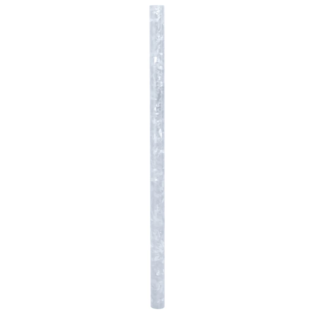 vidaXL Films pour fenêtre 4 pcs dépoli motif de fleurs PVC