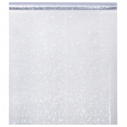 vidaXL Films pour fenêtre 3 pcs dépoli motif arc-en-ciel 3D PVC