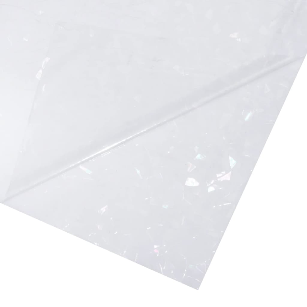 vidaXL Films pour fenêtre 3 pcs dépoli motif arc-en-ciel 3D PVC