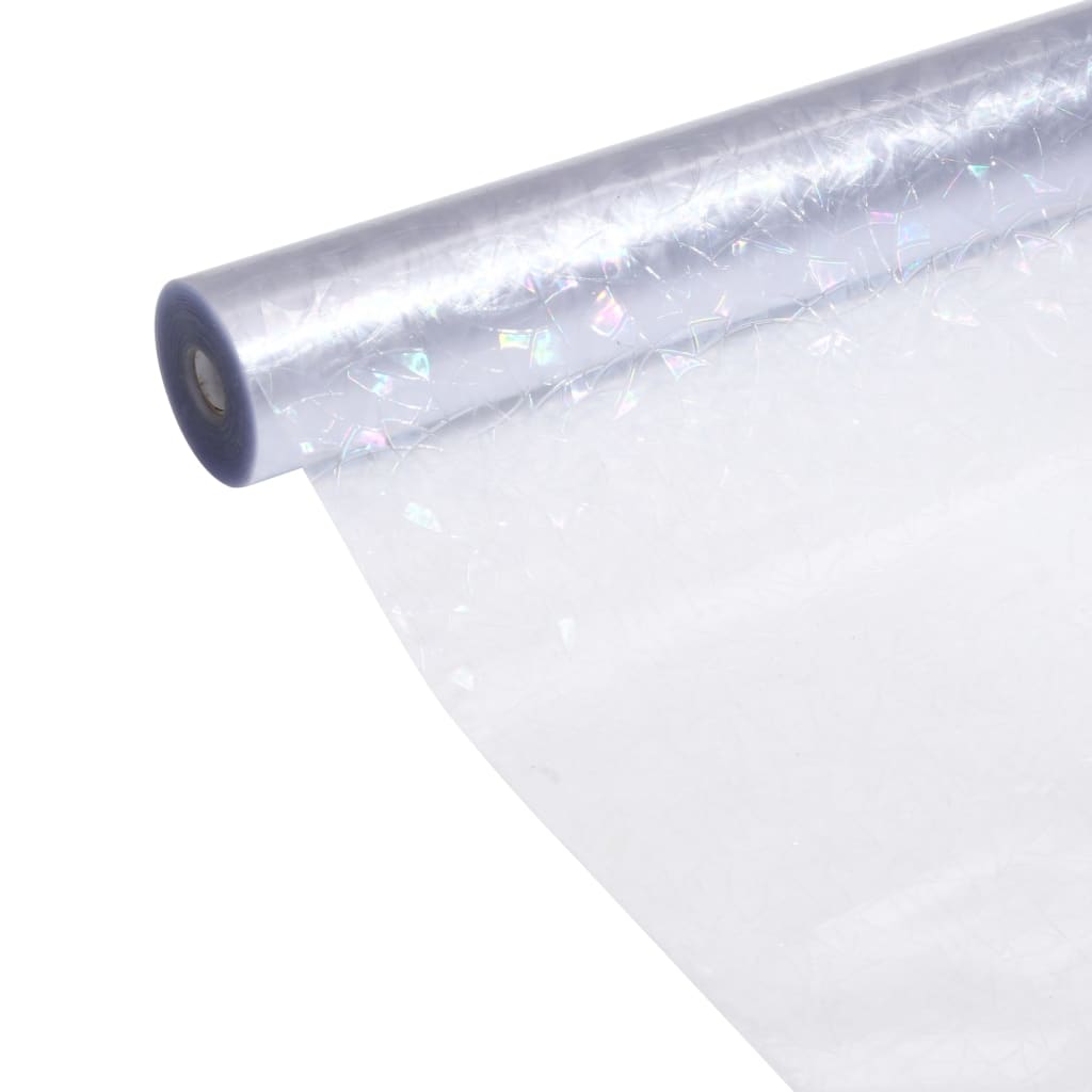 vidaXL Films pour fenêtre 3 pcs dépoli motif arc-en-ciel 3D PVC