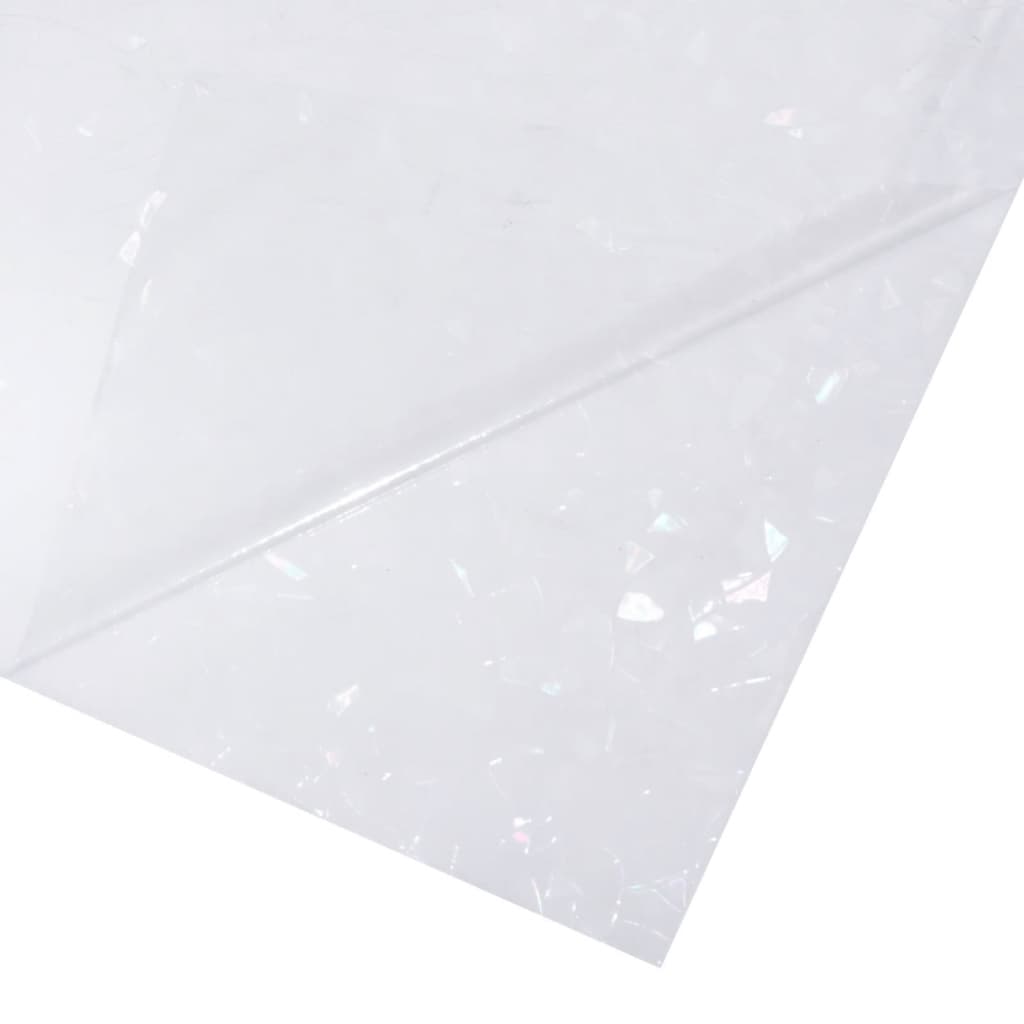 vidaXL Films pour fenêtre 5 pcs dépoli motif arc-en-ciel 3D PVC