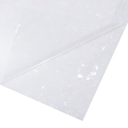 vidaXL Films pour fenêtre 5 pcs dépoli motif arc-en-ciel 3D PVC