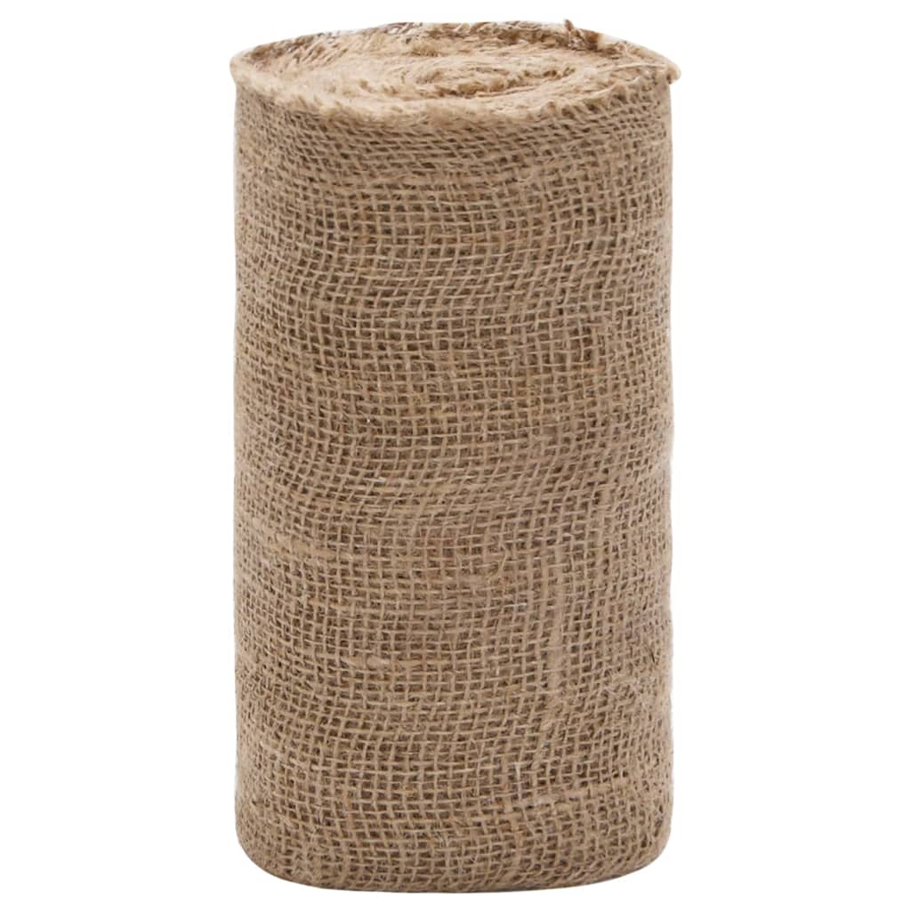 vidaXL Rouleau de jute 0,25x50 m 100 % jute 200 g/m²