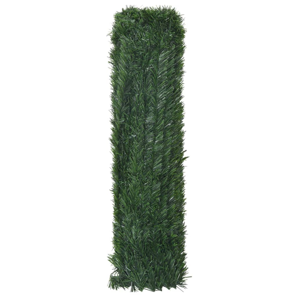 vidaXL Clôture en gazon artificiel vert 1x5 m