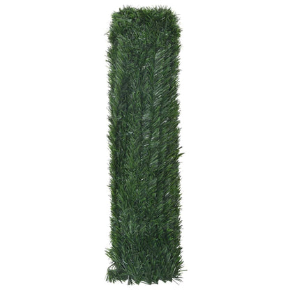 vidaXL Clôture en gazon artificiel vert 1x5 m