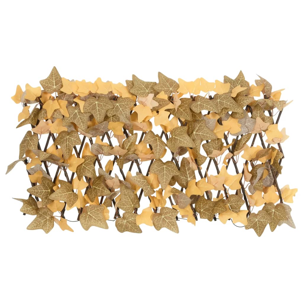 vidaXL Treillis de feuille d'érable artificiel extensible 180x30 cm
