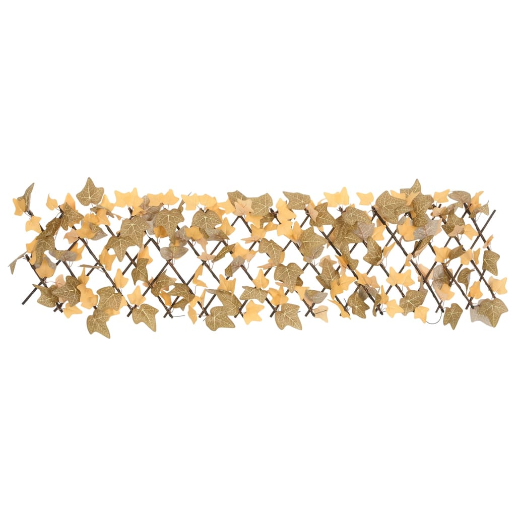 vidaXL Treillis de feuille d'érable artificiel extensible 180x30 cm