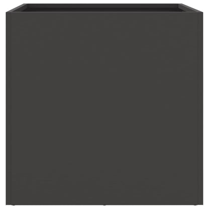 vidaXL Jardinières 2 pcs noir 42x40x39 cm acier