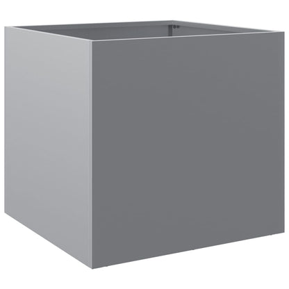 vidaXL Jardinières 2 pcs argenté 42x40x39 cm acier galvanisé