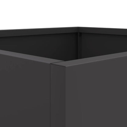 vidaXL Jardinière noir 49x47x46 cm acier