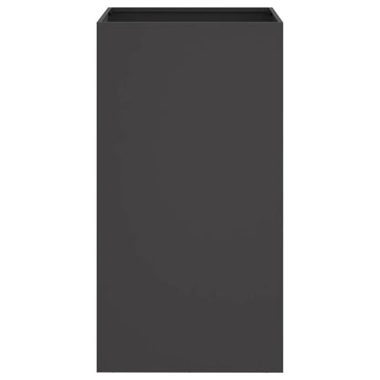 vidaXL Jardinière noir 42x38x75 cm acier