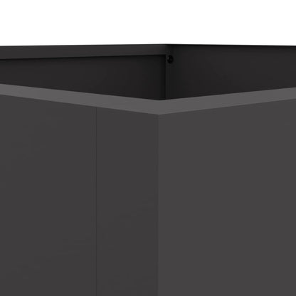 vidaXL Jardinière noir 42x38x75 cm acier