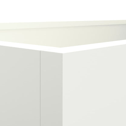 vidaXL Jardinière blanc 62x40x39 cm acier