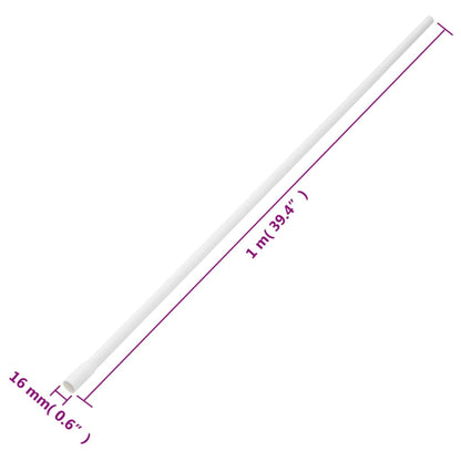 vidaXL Goulottes de câble Ø16 mm 10 m PVC