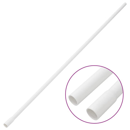 vidaXL Goulottes de câble avec pinces Ø16 mm 10 m PVC