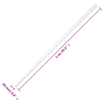 vidaXL Goulottes de câble avec pinces Ø20 mm 30 m PVC