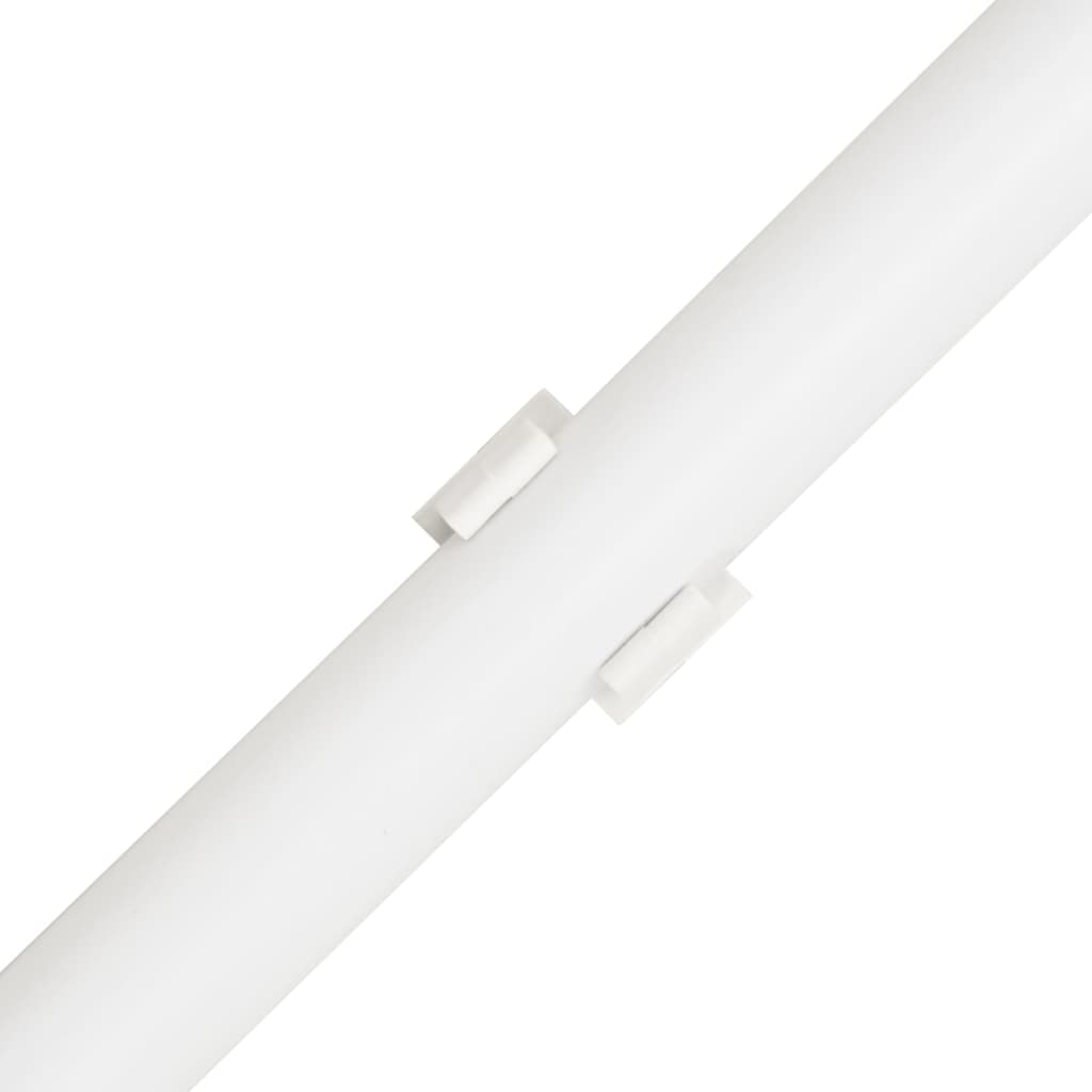 vidaXL Goulottes de câble avec pinces Ø25 mm 10 m PVC