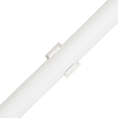 vidaXL Goulottes de câble avec pinces Ø25 mm 10 m PVC
