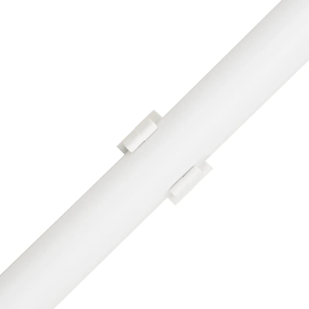 vidaXL Goulottes de câble avec pinces Ø25 mm 30 m PVC